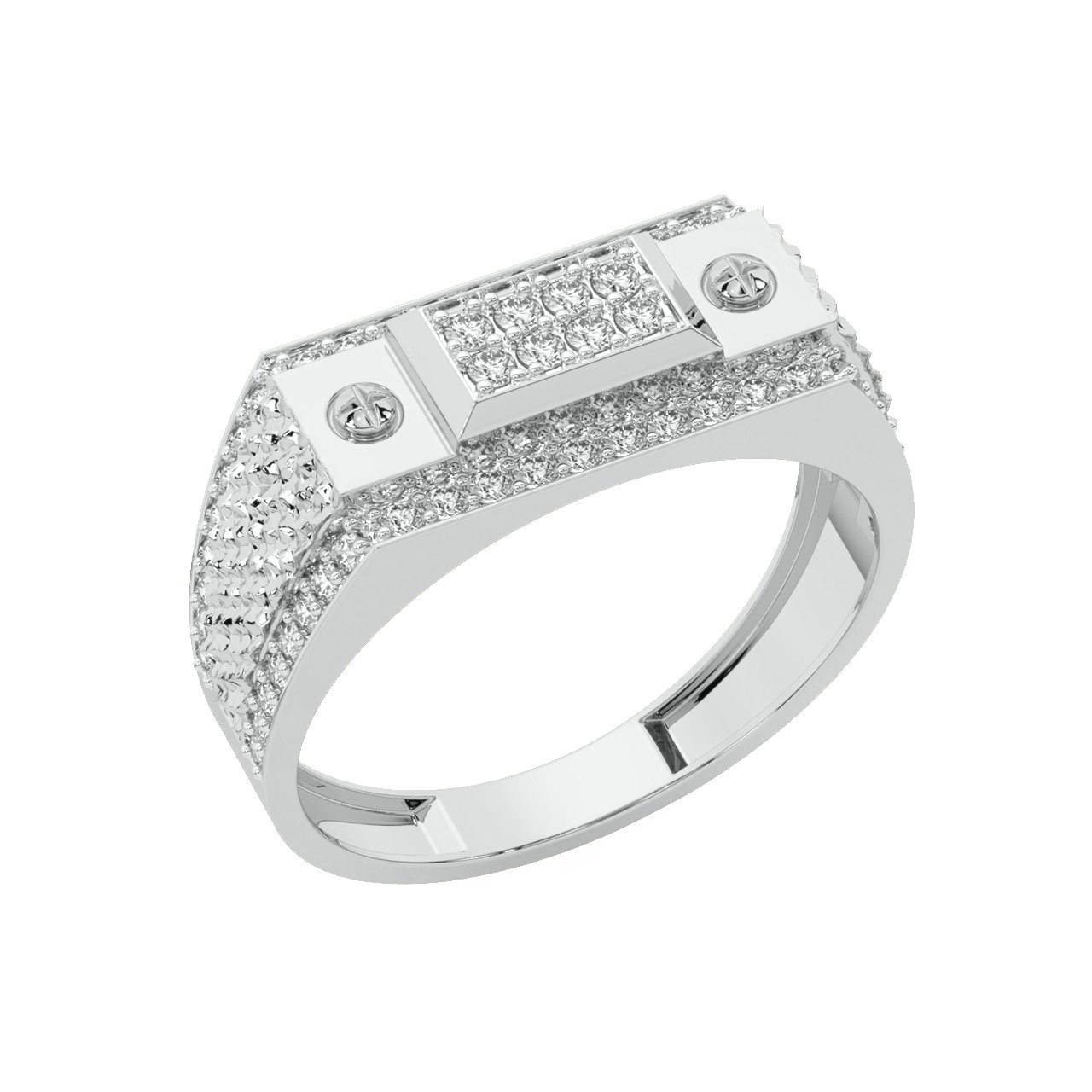 LilI Round Diamond Ring For Men